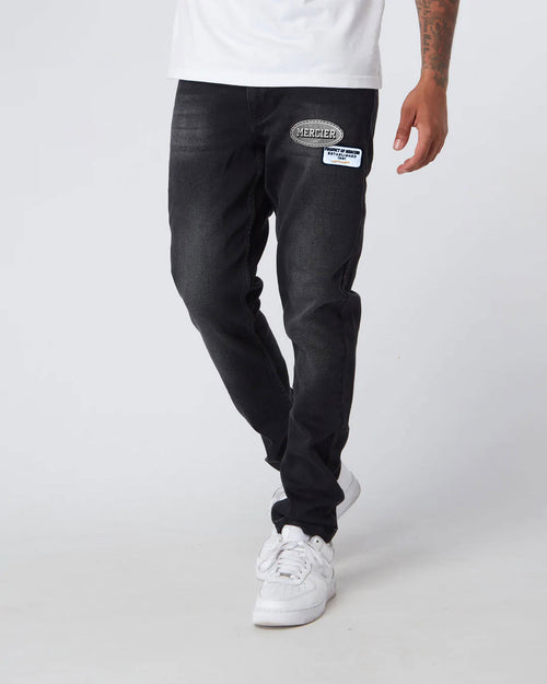 Charcoal stonewash Mercier OG Badge Jeans