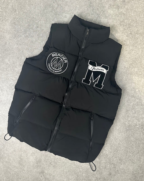 Gilet nero del distintivo dell'Accademia