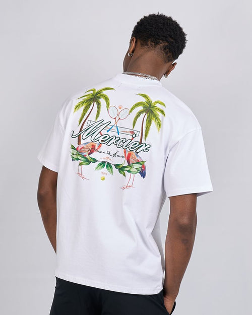 White Palm Serve Camiseta