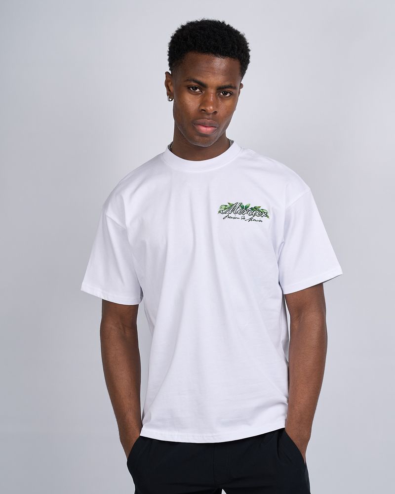 White Mercier Palm Serve Tshirt – MERCIER