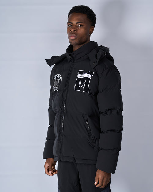 Blouson noir Mercier Academy Puffer