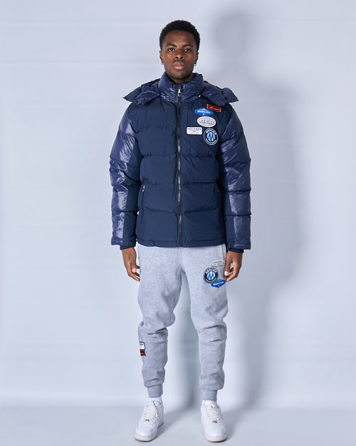 Navy OG badge Panelled Jacket