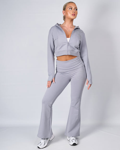 Mujer Gris OG Yoga Zip Up