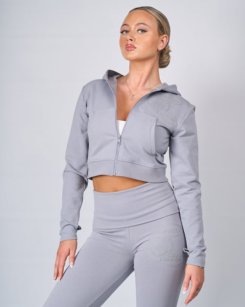 Femmes Gris OG Yoga Zip Up