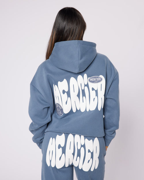 Womens Petrol Bubble Hoodie