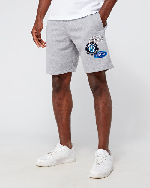 Gray Marl OG Mercier Badge Shorts