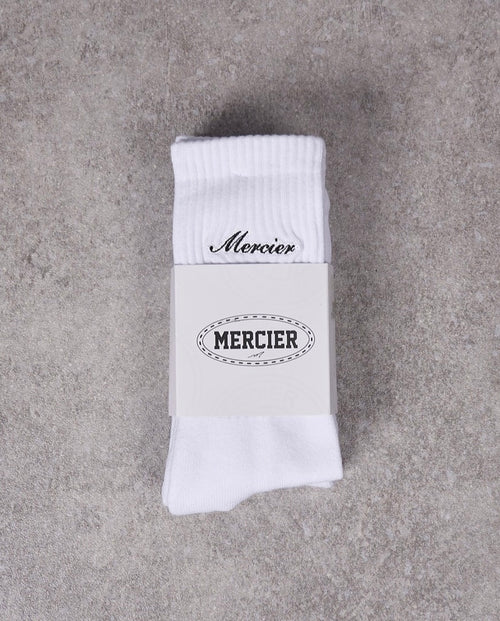 Nënshkrimi i bardhë Mercier 2 pack Socks