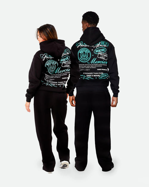 Black Tiffany Caruso 2.0 Relaxed Hoodie