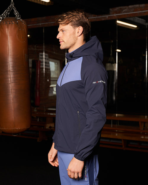 DBK // Mercier Performance Windbreaker Navy/Benzina