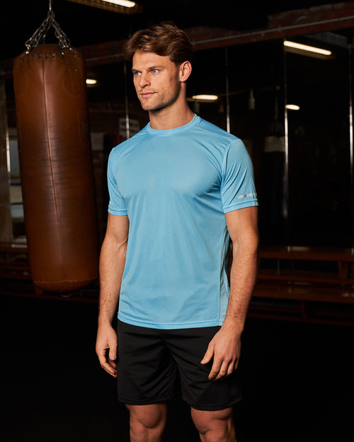 PBK // Mercier Performance Tshirt Blu Luminoso