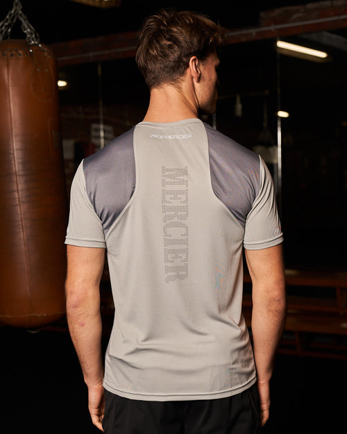 PBK // Mercier Performance Tshirt grigia