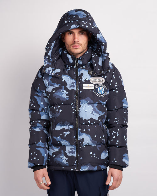 Navy Mercier OG Badge Camo jacket