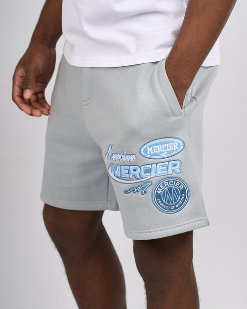 Rookblauwe Mercier Racer Shorts