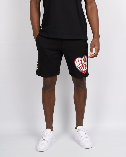 Zwarte Mercier Heart Shorts