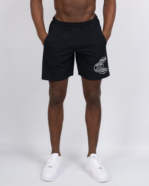 Short de bain noir Mono Mercier