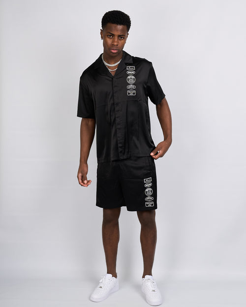 Chemise noire 2.0 Badge Resort