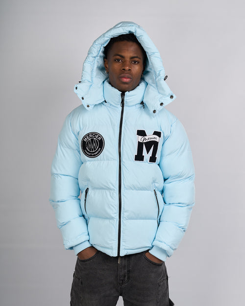 Himmelblaue Mercier Academy-Jacke