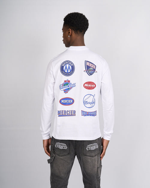 White Mercier The Series longsleeve Tshirt