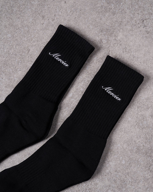 Pack de 2 calcetines Negro Signature Mercier