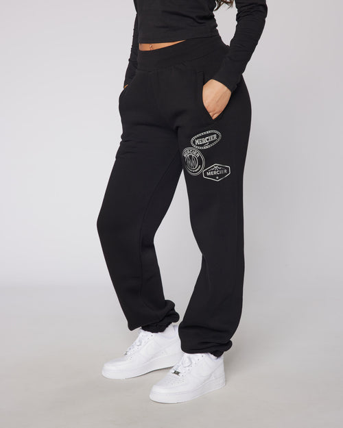 Womens Metallic OG Badge Joggers