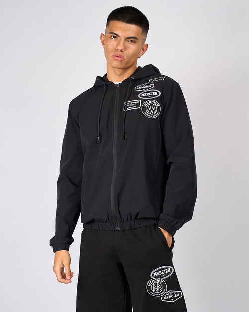 Zwarte Mercier Mono Windbreaker