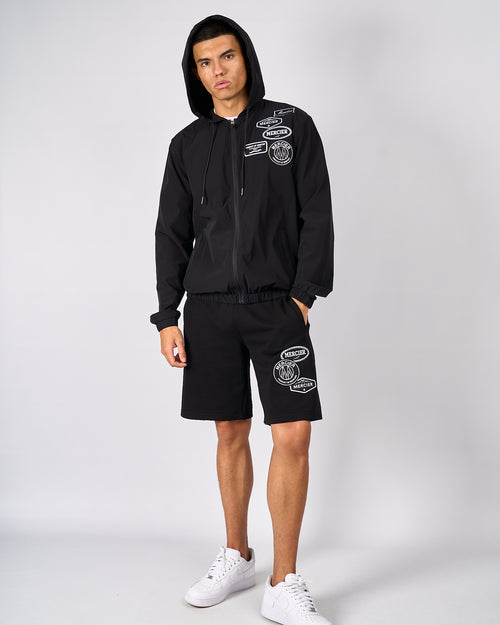 Zwarte Mercier Mono Windbreaker