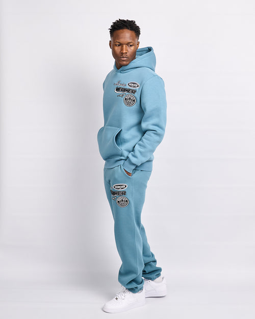 Blauwe Racer Badge Joggers