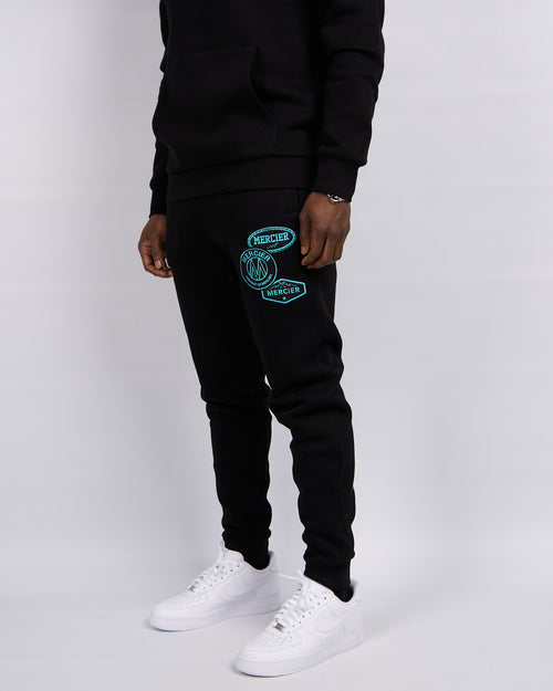 Black Tiffany OG Badge Joggers