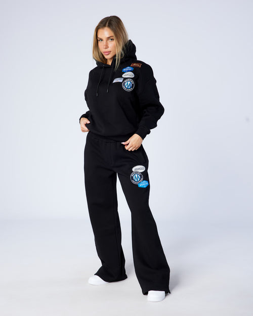 Womens Mercier OG Badge Hoodie Black