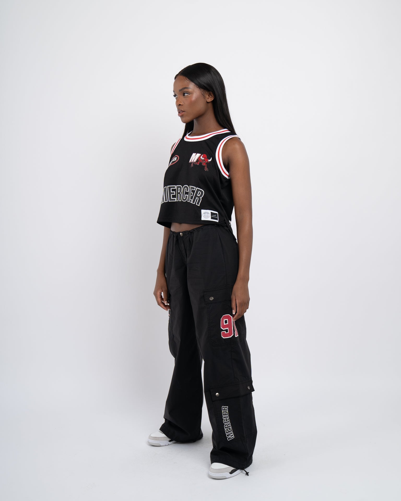 Champion superfleece black on sale crop overall bib top