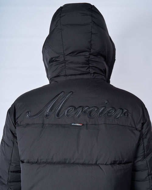 Black Signature Puffer Jacket