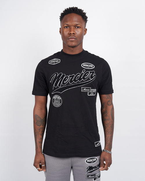 Black Mercier Teams Badge Tshirt