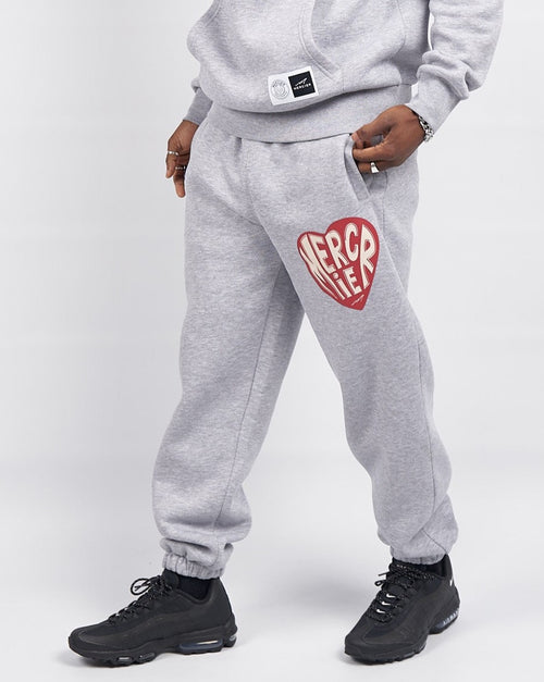 Grey Marl Mercier Heart Joggers