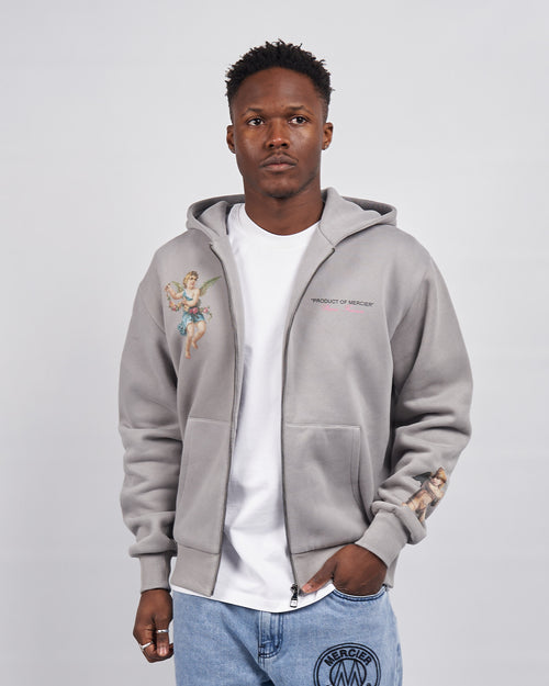 Steel Angelo Product of Mercier Zip Hoodies