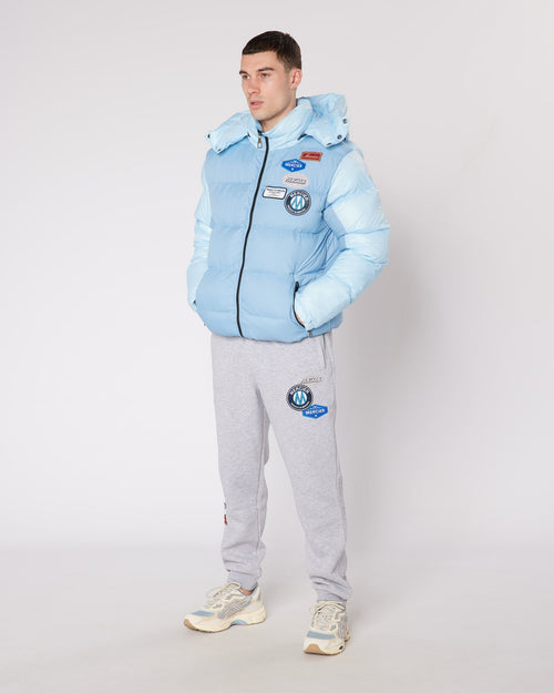 Sky Blue OG badge Panelled Jacket