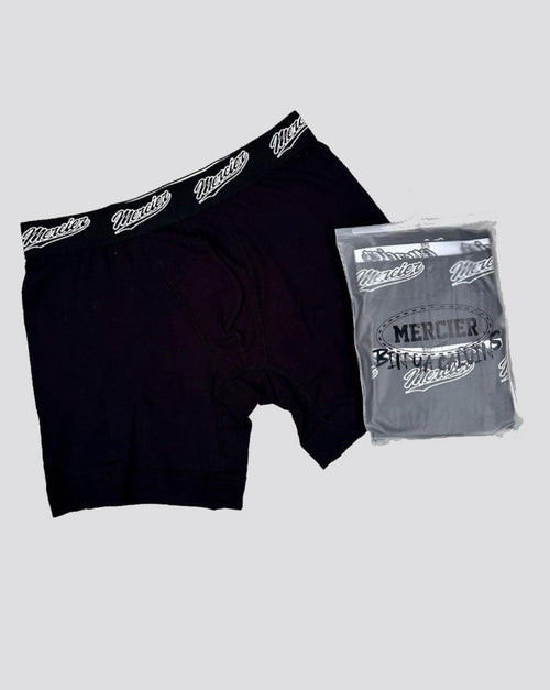 Boxer de baseball noir 2PK